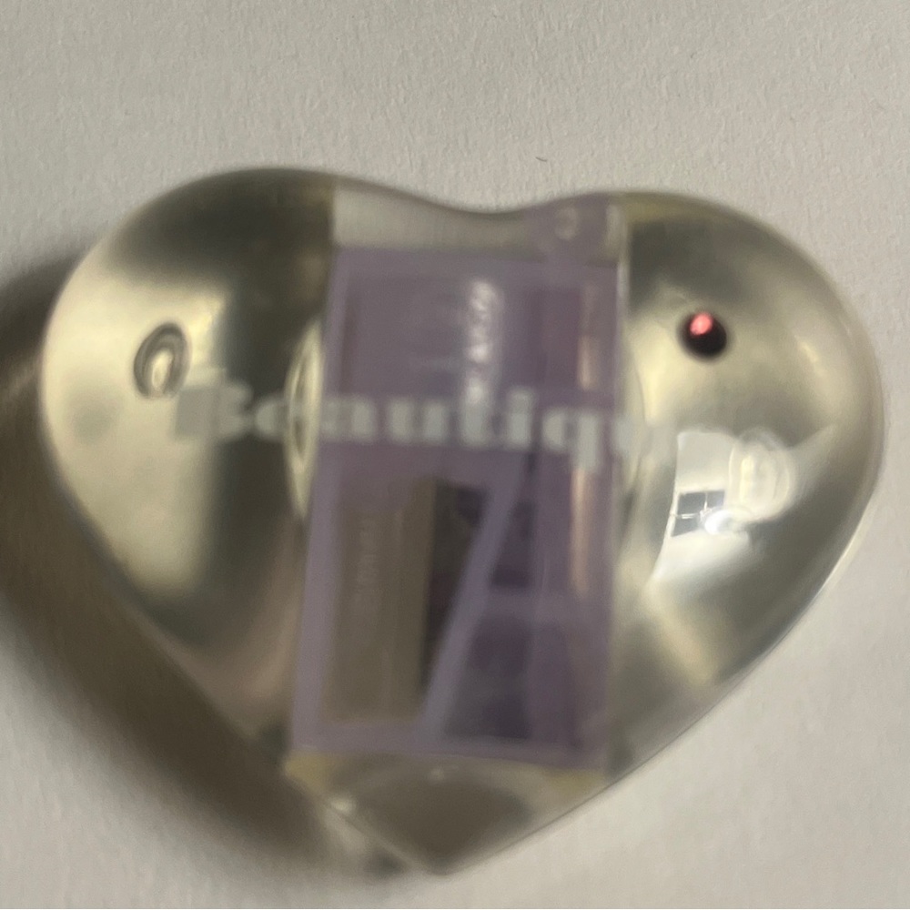 Beautique heart cosmetic pencil sharpener